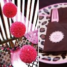 День рождения принцессы: леопард, гламур, розовый