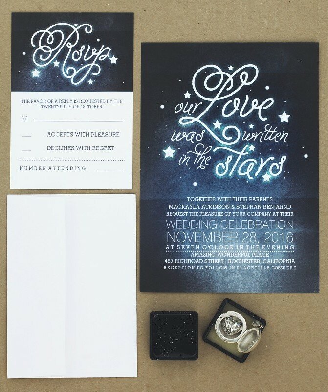 Свадебные тенденции приглашения 2017