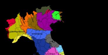 Итальянский язык и диалекты Региональные языки и диалекты италии