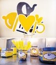 Baby shower Желтый слон